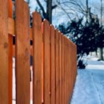 Stained cedar fence Vancouver installation